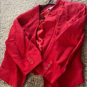 Red Forever 21 blazer